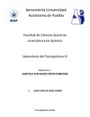 PRÁCTICA No. 1 CINÉTICA POR ESPECTROFOTOMETRÍA