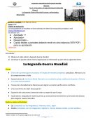 TP Nº2 La Segunda Guerra Mundial (causas, enfrentados, desarrollo)