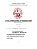 PROPUESTA DE UN MODELO DE GESTIÓN POR PROCESOS PARA EL REDISEÑO DE LA ESTRUCTURA ORGÁNICA FUNCIONAL DEL ÁREA DE PRODUCCIÓN DE LA EMPRESA MIXERCON S.A