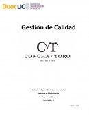 Gestion de calidad Viña Concha y Toro