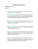 Macroeconomía: Capítulo 17