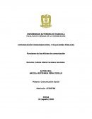 Funciones de los departamentos de comunicación