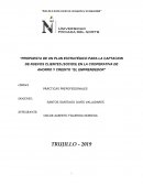 Propuesta de un plan estratégico para la captacion de nuevos clientes (socios) en la cooperativa de ahorro y credito El Emprendedor