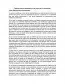Opinión sobre la importancia de la lectura en la universidad
