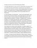 El impacto de el Covid 19 en Restaurantes de Mexico