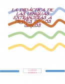 La didáctica de las lenguas extranjeras a traves de los siglos