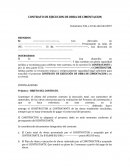 CONTRATO DE OBRA DE CIMENTACION