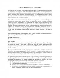 TALLER CONFLICTO. Página 1