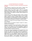 LOS DIEZ PRINCIPIOS DE LA ECONOMÌA
