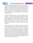 Evaluacion de programas