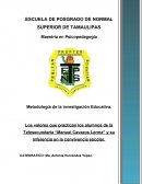 Los valores que practican los alumnos de la Telesecundaria “Manuel Cavazos Lerma”