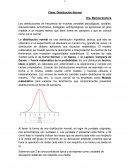 Clase: Distribución Normal
