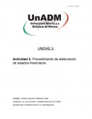 PROCEDIMIENTOS DE ELABORACIÓN DE ESTADOS FINANCIEROS