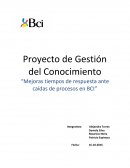 Proyecto de Gestión del Conocimiento “Mejoras tiempos de respuesta ante caídas de procesos en BCI”