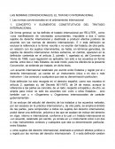 Normas convencionales-Tratado internacional