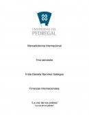 Finanzas Internacionales “La voz de los pobres”