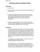 Actividad de lengua “Un asesino de Cristo”