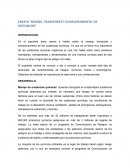 Manejo, transporte y almacenamiento de sustancias