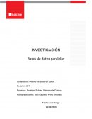 Base de datos paralelas