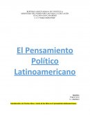 PENSAMIENTO POLÍTICO LATINOAMERICANO