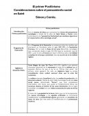 El primer Positivismo Consideraciones sobre el pensamiento social en Saint