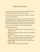 EMPRESA PRODUCTOS RAMO