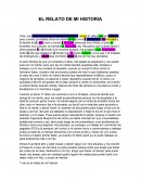 EL RELATO DE MI HISTORIA