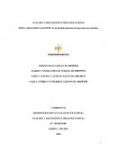 Matriz DOFA del INPEC de la Establecimiento la Esperanza de Guaduas