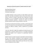 EXPORTACIÓN DE PRODUCTOS AGRÍCOLAS