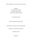 Taller de globalización y teoría del comercio internacional