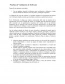 Pruebas & Validación de Software