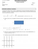 EXPRESIONES ALGEBRAICAS- POLINOMIOS