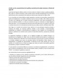 Cuáles son las características de la política