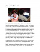 Articulo de opinion. Hoy, dos Méxicos regresan a clases