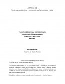 Escrito sobre problemáticas y soluciones de una Rama del poder Público