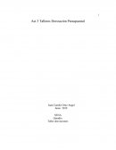 Act 3 Talleres Desviación Presupuestal