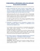 Comprendemos y reflexionamos sobre el uso adecuado de los recursos económicos