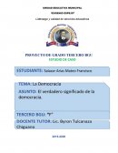 El verdadero significado de la democracia