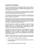 CONCEPTO DE FINANZAS