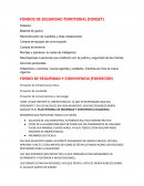 FONDOS DE SEGURIDAD TERRITORIAL (FONSET)