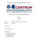 CURSO : FINANZAS CORPORATIVAS AVANZADAS