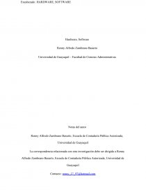 Hardware, Software. Página 1