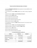 TALLER DE COSTOS EN PROCESOS