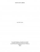 LEGISLACION LABORAL. Contrato laboral