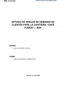 ESTUDIO DE NIVELES DE DEMANDA DE CLIENTES PARA LA CAFETERÍA “CAFÉ FUSIÓN”