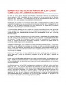 ESTADÍSTICAS DEL DELITO DE TORTURA EN EL ESTADO DE QUERÉTARO Y EN LA REPÚBLICA MEXICANA