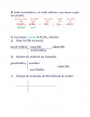 Ejercicios Estequimetria