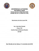 RESUMENES LIBROS SOBRE ARQUITECTURA