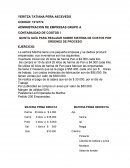 CONTABILIDAD DE COSTOS I QUINTA GUÍA PARA REALIZAR SOBRE SISTEMA DE COSTOS POR ORDENES DE PROCESO