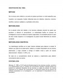 ESTRUCTURA DEL MÉTODO CIENTÍFICO. MERCADOTECNIA